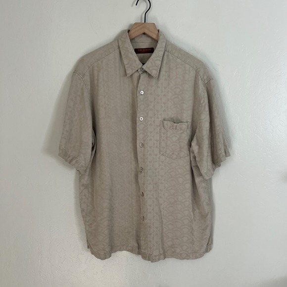 Tori Richard Other - Tori Richard‎ Honolulu Beige Short Sleeve Button Up Shirt